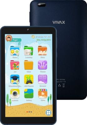 Tablet Vivax TPC-705 Kids, nastavení pro děti, ochrana očí