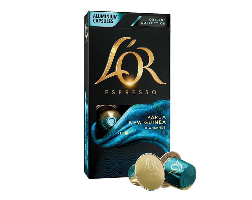 L'Or Espresso Papua New Guinea 100 hliníkových kapslí kompatibilních s kávovary Nespresso®*