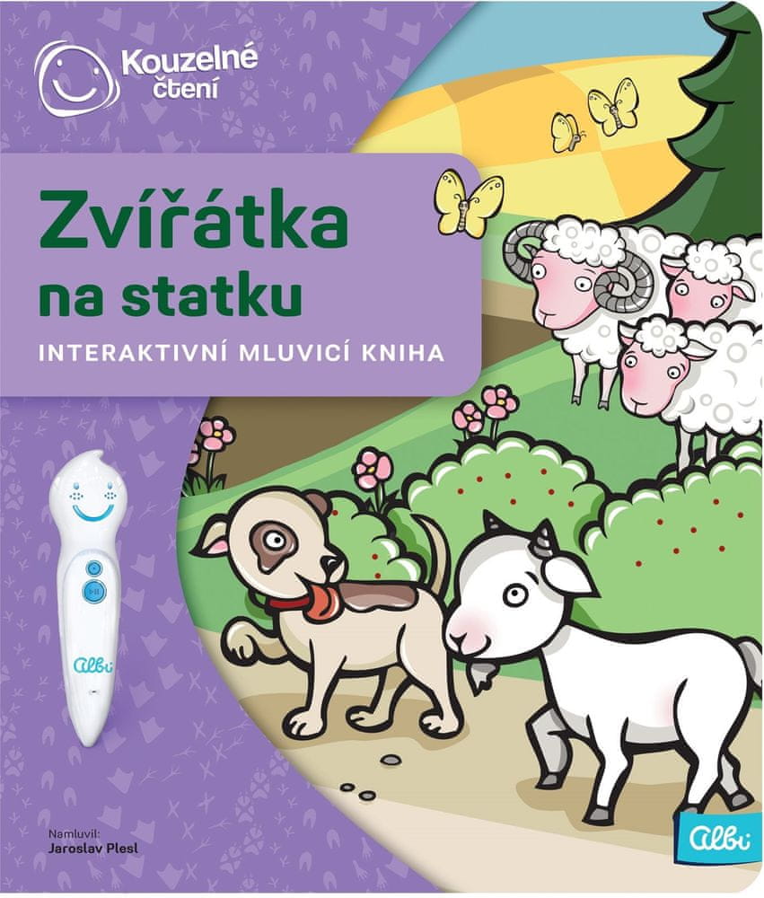 Albi KOUZELNÉ ČTENÍ Kniha Zvířátka na statku