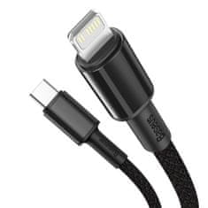 BASEUS Data kabel USB-C / Lightning PD 20W 2m, černý