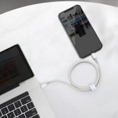 BASEUS Data kabel USB-C / Lightning PD 20W 2m, bílý