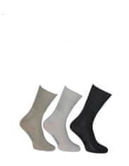 Gemini Pánské ponožky Terjax Bamboo line netlačící Art.015 popelavě šedá 45-47
