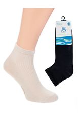 Gemini Pánské antibakteriální ponožky Regina Socks Purista bílá 35-38