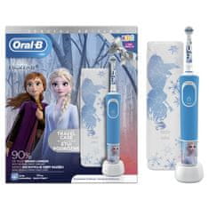 Oral-B dětský elektrický kartáček Kids Ledové Království 2 + Cestovní Pouzdro