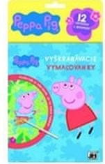 Vyškrabávacie vymaľovanky Peppa - obsahuje drevené rydlo