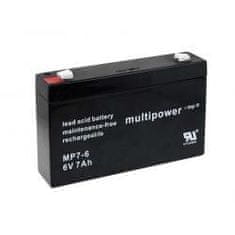 POWERY Olověný akumulátor multipower MP7-6