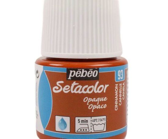 Pébéo Setacolor 45ml skořicová barva na textil,