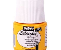 Pébéo Setacolor 45ml žlutá blatouch barva na textil,