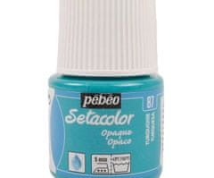 Pébéo Setacolor 45ml tyrkysová barva na textil,