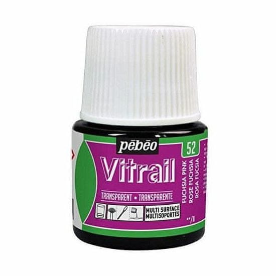 Pébéo Vitrail (45ml) - 52 fuchsiově růžová,