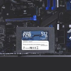 Patriot P210 SSD disk, 512 GB, SATA 3