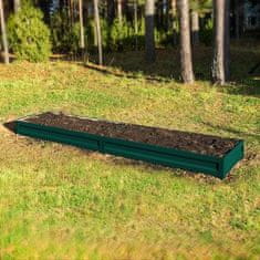 Primaterra Vyvýšený záhon GARDEN zelený 100x300x20 cm pozinkovaný