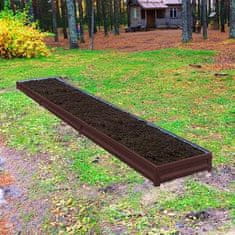 Primaterra Vyvýšený záhon GARDEN CHOCO 100x300x20 cm pozinkovaný