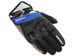 Spidi rukavice FLASH R EVO, SPIDI (černá/bílá/modrá) (Velikost: L) B79K3-022