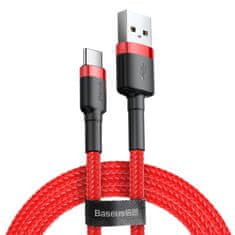 shumee Odolný flexibilní USB-C QC3.0 3A 1M červený kabel