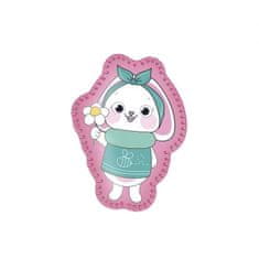 Kraftika Diy kit brooch z pocitu "bunny s květinou", felt