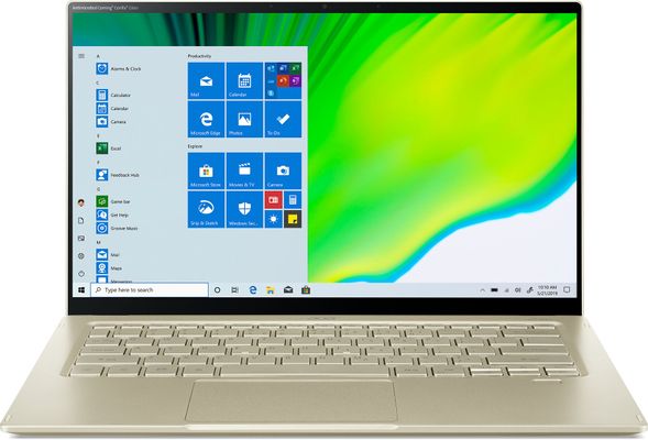 Notebook Acer Swift 5 Full HD SSD DDR4 krásný obraz detailní zobrazení