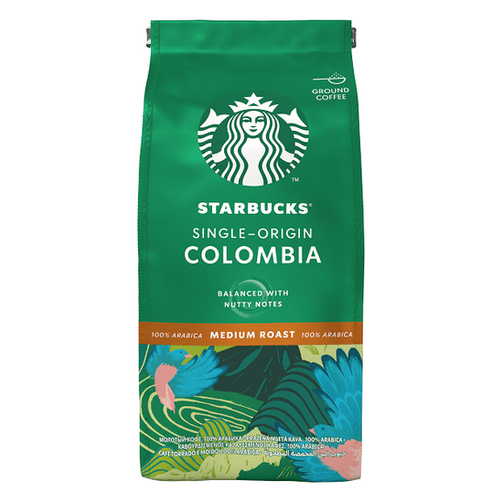 Starbucks Mletá káva Medium So Colombia 200 g