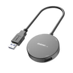 DUDAO A15B 4in1 USB HUB adapter 1x USB 3.2 / 3x USB 2.0, černý