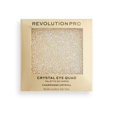 Revolution PRO Paletka očních stínů Ultimate Crystal Eye Quad Champagne Crystal 3,2 g