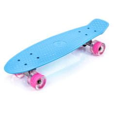 MTR Pennyboard 56 cm s LED kolečky MODRÁ S-113