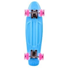 MTR Pennyboard 56 cm s LED kolečky MODRÁ S-113