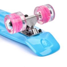 MTR Pennyboard 56 cm s LED kolečky MODRÁ S-113