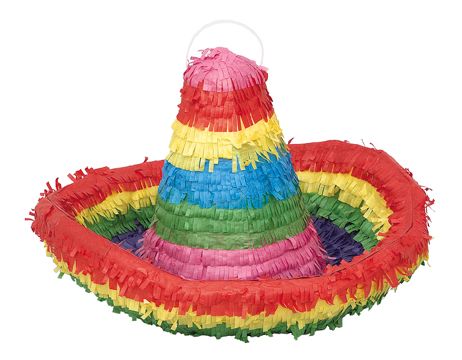 Unique Piňata Sombrero 45x30cm