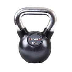 HMS kettlebell s chromovaným úchopem KGC 6 kg