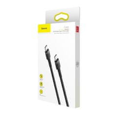 BASEUS Cafule kabel USB-C / USB-C PD2.0 QC3.0 3A 2m, černý/šedý