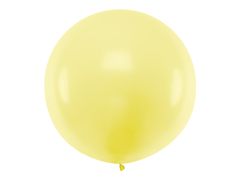 PartyDeco Balónek velký světle žlutý 1m
