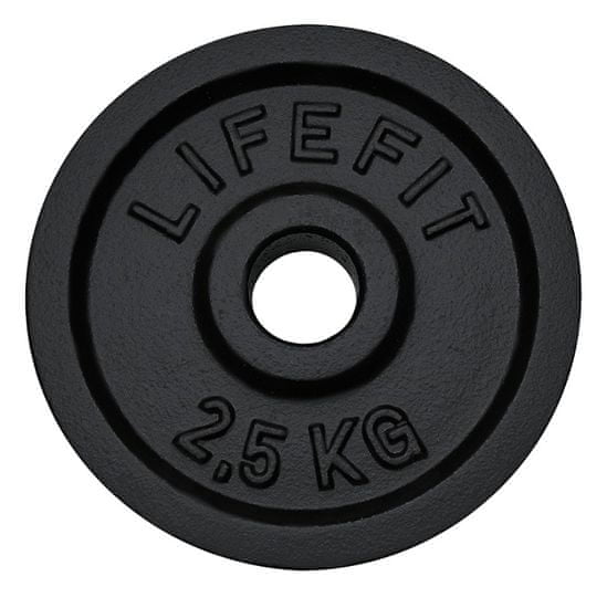 LIFEFIT Kotouč LIFEFIT 2,5kg, kovový, pro 30mm tyč