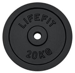 LIFEFIT Kotouč LIFEFIT 20kg, kovový, pro 30mm tyč