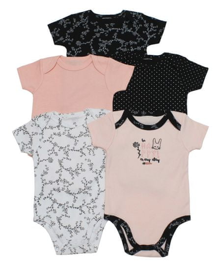 Just Too Cute 5pack dívčích body Zajíček