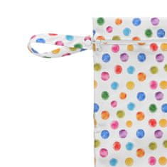 XKKO Nepromokavý pytlík Velikost M - Watercolour Polka Dots