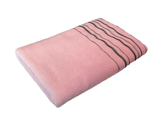 Praktik Textil  Osuška Zara 70x140 cm světle růžová
