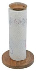 KINGHoff Dřevěný stojan na papírové ručníky Husla 73959