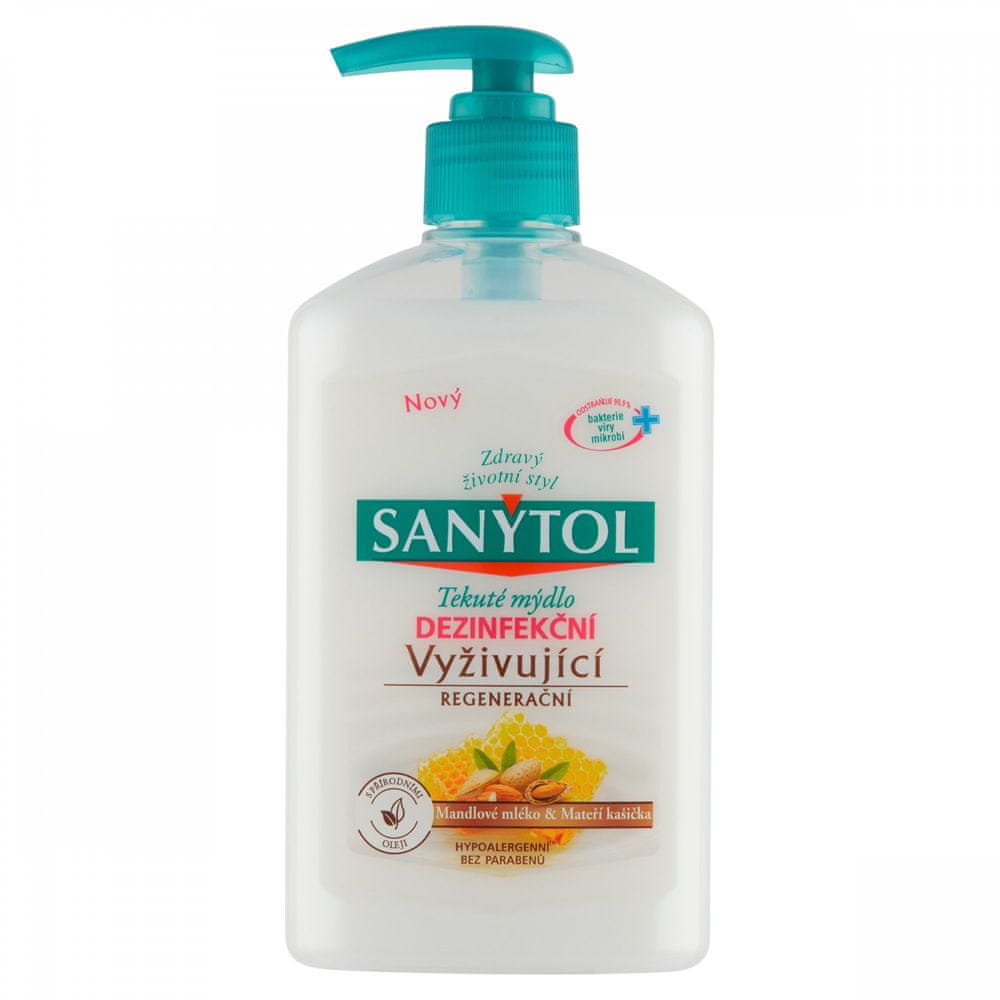 SANYTOL Dezinfekční vyživující mýdlo 250 ml