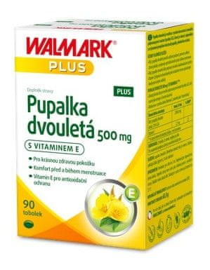 Walmark W Pupálka 500mg s vit.E PLUS 90tob.