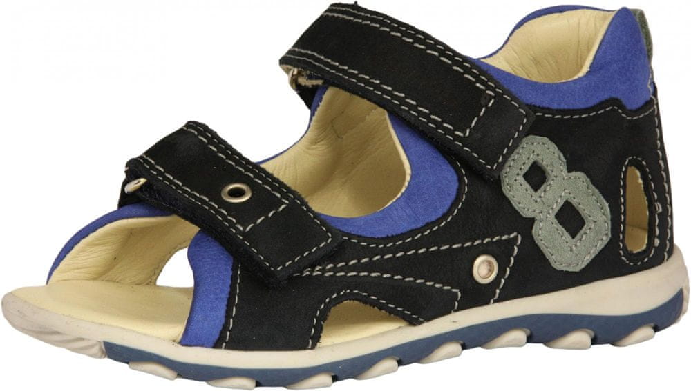 Szamos chlapecké kožené sandály 4320-20213 31 tmavě modrá