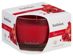 Bolsius Svíčka Bolsius Jar True Scents 63/90 mm, s vůní, granátové jablko