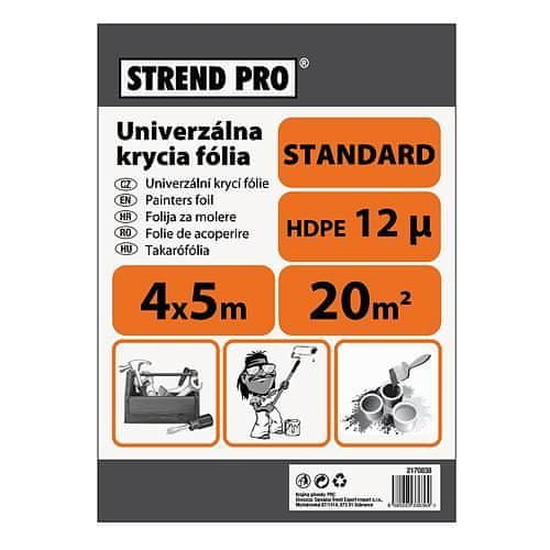 Strend Pro Krycí fólie Standard, lakování, 4x5 m, 12µ, krycí fólie