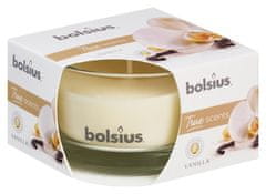 Bolsius Svíčka Bolsius Jar True Scents 50/80 mm, vonná, vanilka