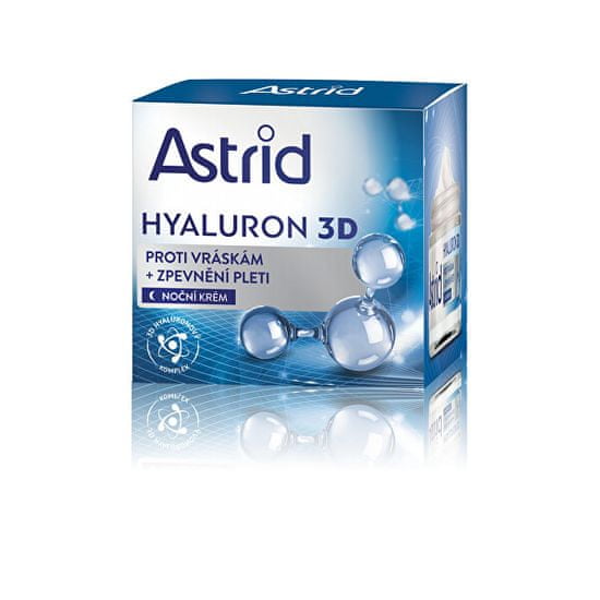 Astrid Zpevňující noční krém proti vráskám Hyaluron 3D 50 ml