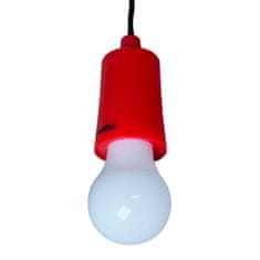 Profilite LED svítilna KEMPY BULB, červená