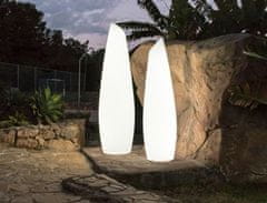 KINGHOME NEW GARDEN FREDO SOLAR zahradní lampa bílá - LED, dálkové ovládání