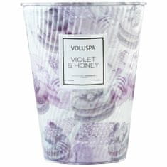 KINGHOME VOLUSPA VIOLET & HONEY GIANT 737g - kokosový vosk, dva knoty