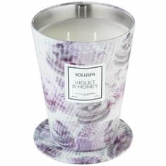 KINGHOME VOLUSPA VIOLET & HONEY GIANT 737g - kokosový vosk, dva knoty