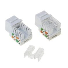 W-STAR W-Star Keystone Jack Cat5e RJ45, narážecí - modul do zásuvky LSA plus, KRJ45C5e