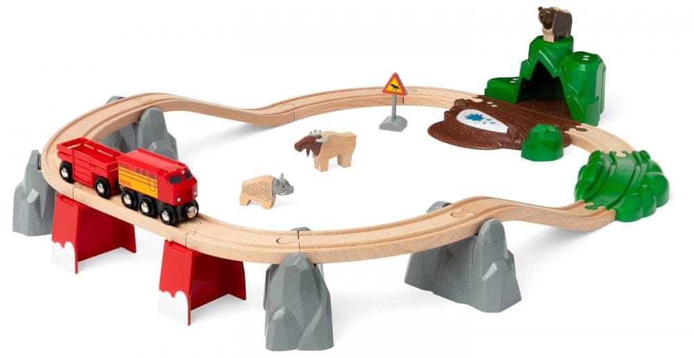 Brio WORLD 33988 Sada severských lesních zvířat